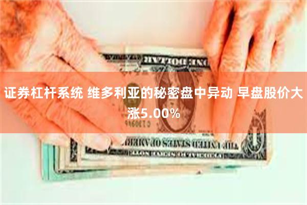 证券杠杆系统 维多利亚的秘密盘中异动 早盘股价大涨5.00%